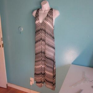 Josa Tulum Womens Size M  Sheer Midi Dress Beach Summer Pool Cover Up